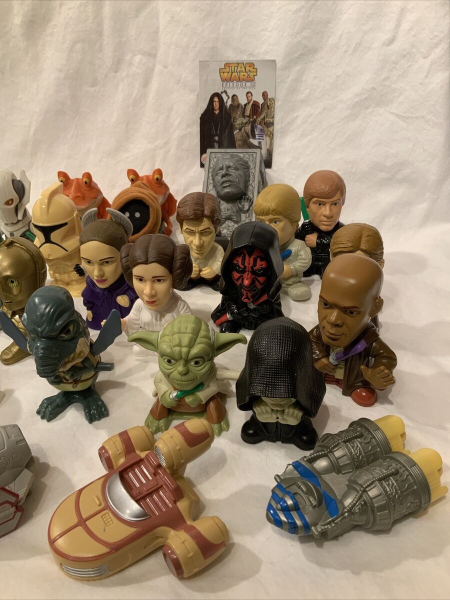 Lot of 26-Burger King Star Wars Toys-25 Revenge of the Sith Lot of 26-Burger King Star Wars Toys-25 Revenge of the Sith