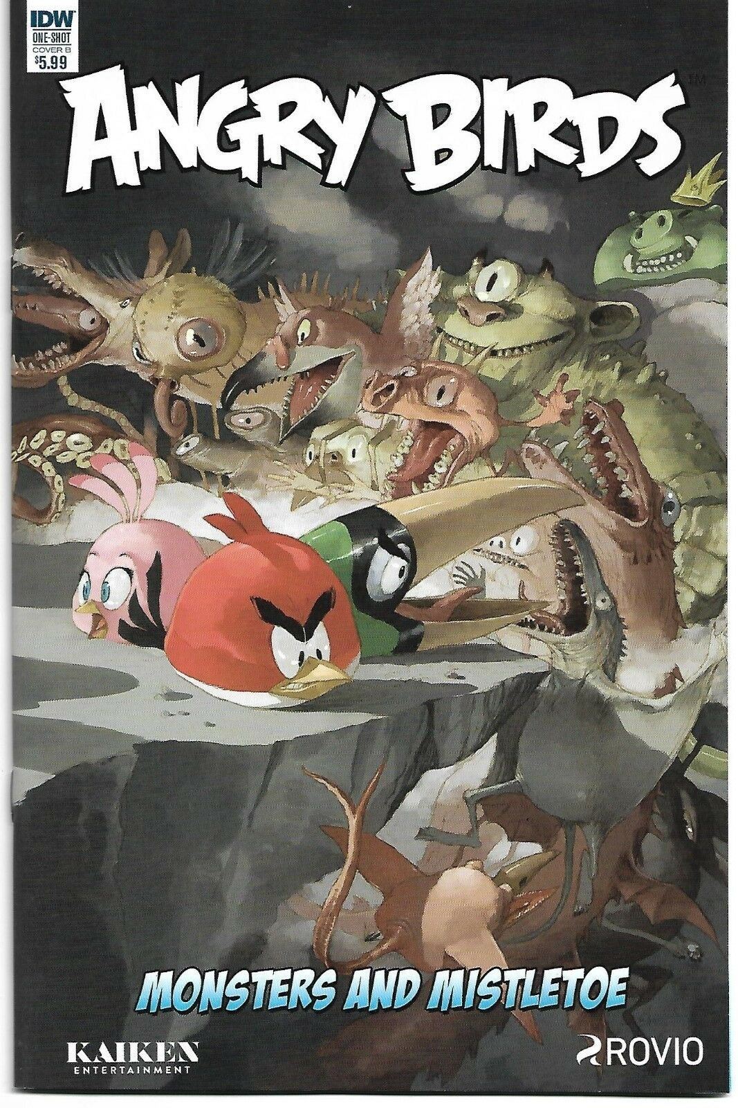 Angry Birds Comics (CVR B Variants, Furious Fowl & Monsters and Mistletoe)  IDW - Picture 3 of 4