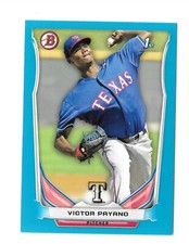 2014 Bowman Prospects Blue #BP86 Victor Payano Rangers 57/500