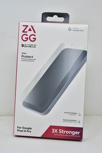 ZAGG Glass Tempered Glass Screen Protector for Google Pixel 8 Pro - (Ugly Box)