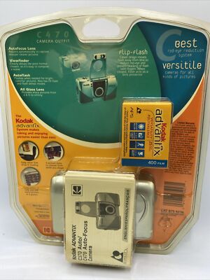 Kodak Advantix C470 APS Point & Shoot Film Camera Sealed W/ FILM