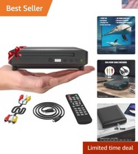 All-Region Mini DVD/CD Player with 1080p Upscaling  Built-in USB - HDMI Ready