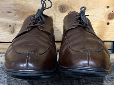 Cole Haan Air Men\'s Brown Leather Round Toe Stitched Oxford Shoes Size 1… Cole Haan Air Men main image 4