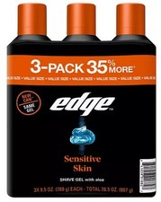 Expect More Edge Advanced Shave Gel 9.5 oz, 3 pk. 