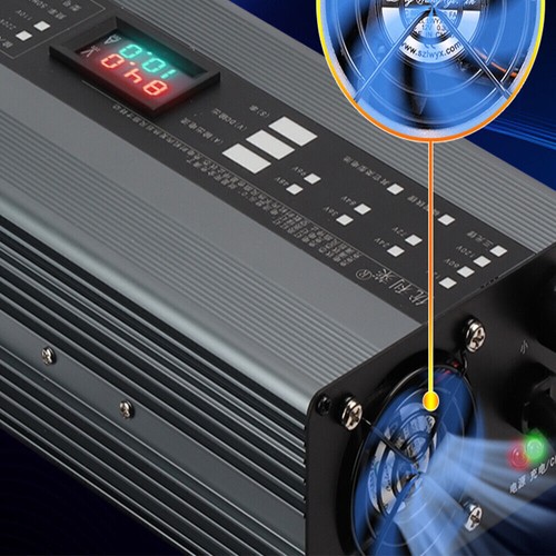 Do 48V / 60V / 72V Li-ion LiFePo4 Akumulator Ładowarka Current Adjustable 5A-25A - Zdjęcie 6 z 20