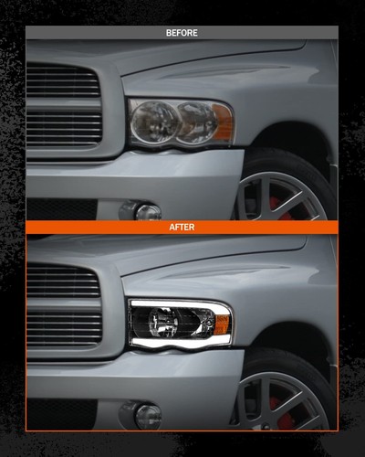 Conjunto de faros LED DRL señal de giro secuencial para Dodge Ram 1500 2002-2005 - Imagen 7 de 7