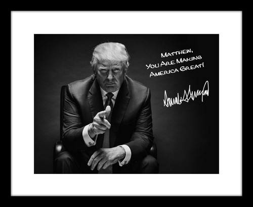 President Donald Trump 8x10 Signed Photo Print Autographed Name Customized - 第 1/4 張圖片