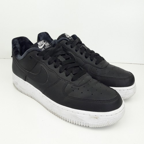 Nike Air Mujer Entrenadores Reino Unido 5.5 Negro Air Force One Colgante AF1 Zapatos EU 39 - Imagen 4 de 14