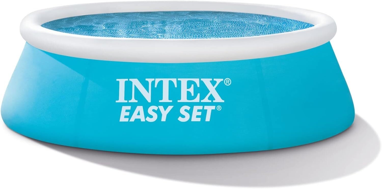 Intex 28101NP – Piscina Fuori Terra Easy Set Rotonda, 880 L, PVC, Azzurro,...