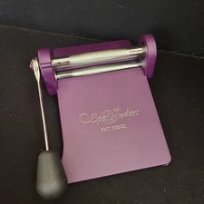 Spellbinders Vintage Wizard Embossing Die Cut Machine Purple System Press