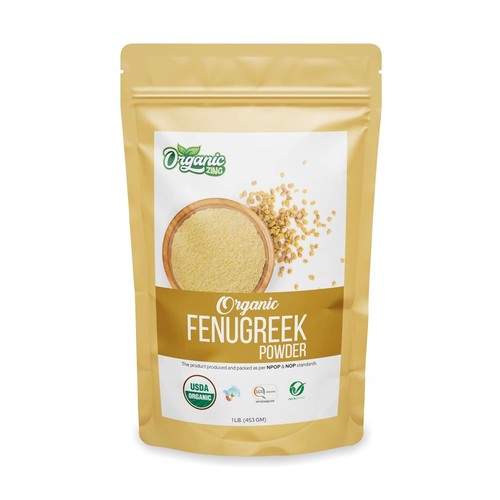 Organic Zing Organic Fenugreek Powder Pack Of 453gm - Afbeelding 1 van 8