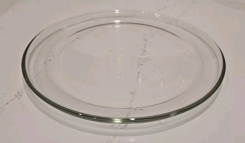 VTG Pyrex # 212 Clear Glass 12” Pizza Pan Baking Dish Serving Platter VGC