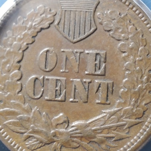 1866 Indian Head Cent PCGS AU50 2085.50/50773774 Exquisite Coin Rare - Picture 9 of 9