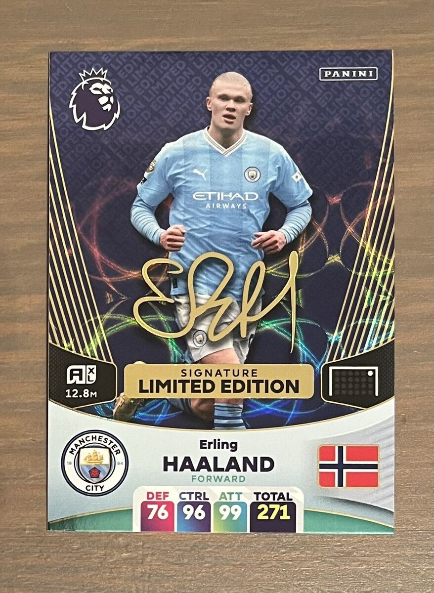 Erling Haaland Signature Limited Edition Panini Adrenalyn XL Erling Haaland Signature Limited Edition Panini Adrenalyn XL