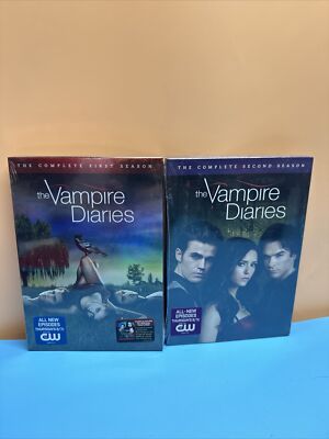 NEW The Vampire Diaries Season 1 & 2 Boxset DVD  w/ Bonus Features SEALED