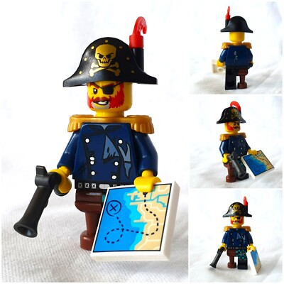 MOC aus LEGO -Teilen Captain Redbeard | Rotbart Piratenkapitän | passt zu 10320