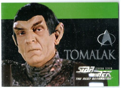 STAR TREK 1999 SKYBOX THE NEXT GENERATION SEASON 7 FOIL EMBOSSED S41 TOMALAK - Picture 1 of 2