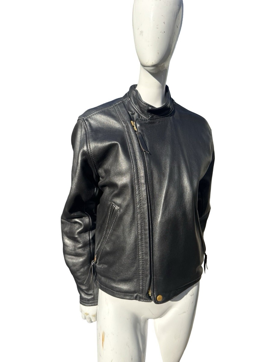 Vtg 90s Langlitz Cascade Goatskin Women