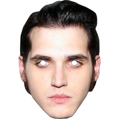 Mikey Way Sänger Promi Karte Gesichtsmaske - Ready To Wear - Kostüm