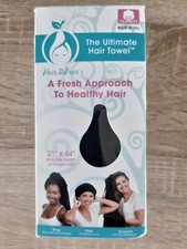 Hair Repear Towel Black 21x44