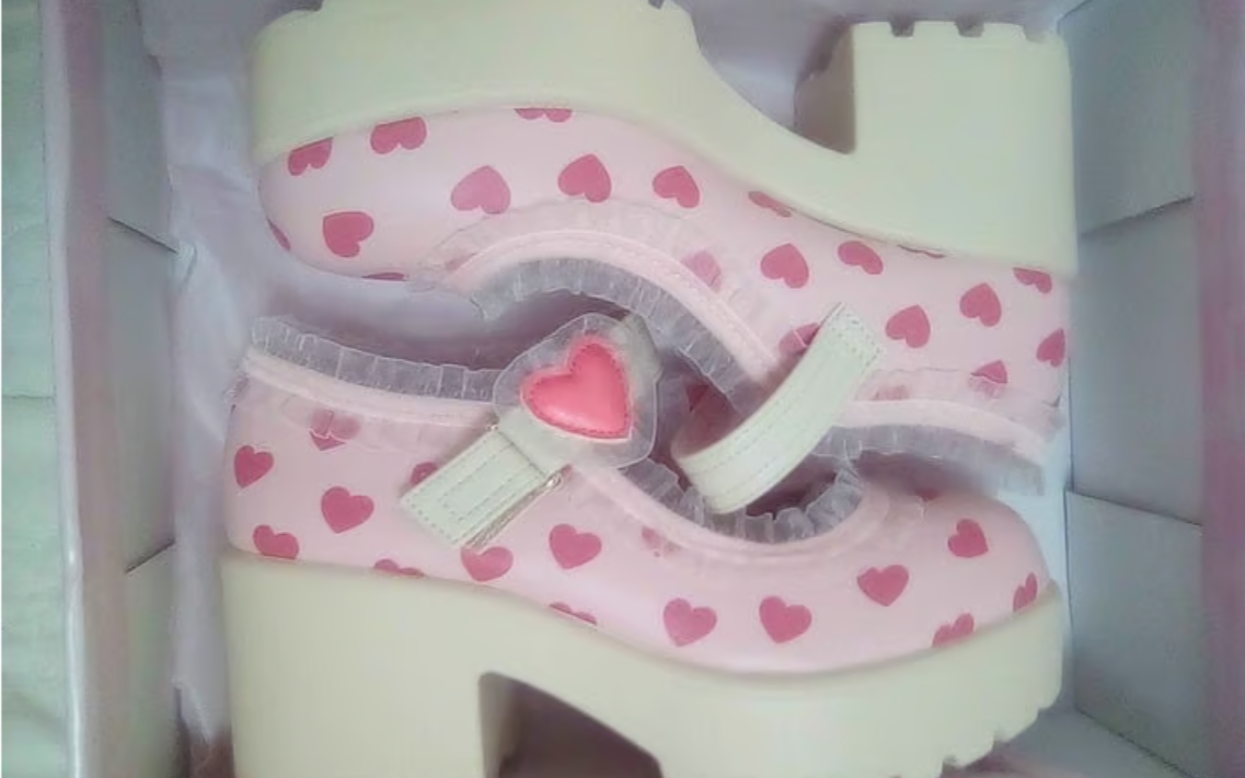 Melanie Martinez X Koi Sweetheart Mary Janes. US Size 6 Women's