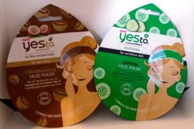 Yes To Coconut Ultra Hydrating Moisturizing & Cucumber Soothing Calming Mud Mask