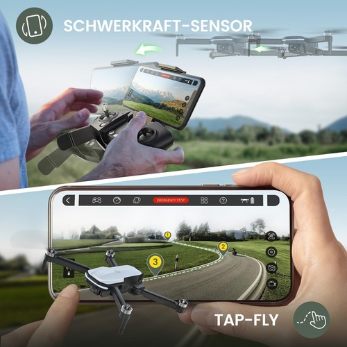 Holy Stone HS280D Drohne mit Kamera 1080P,RC Faltbare FPV Drone mit 2 Akkus Lang - Bild 8 von 8