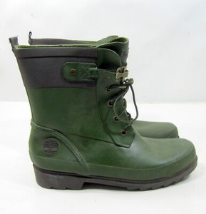 green rubber timberland