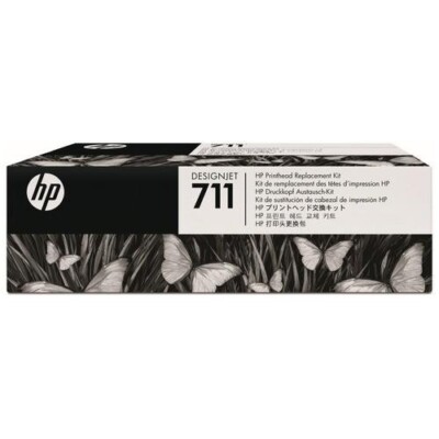HP Printhead 711 Genuine Printhead Replacement Kit C1Q10A Designjet Ink