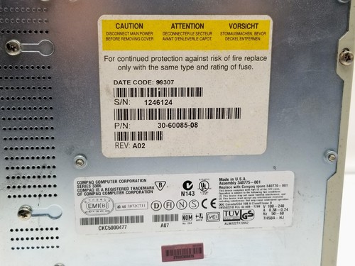 COMPAQ COMPUTER CORPORATION SERIES 3306 20/40 GB DLT - Picture 7 of 7