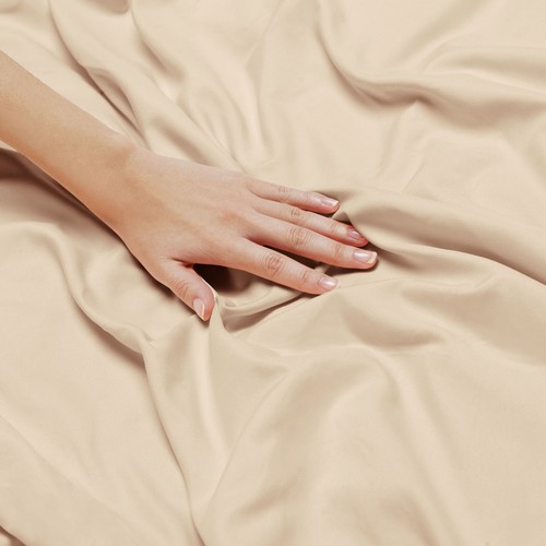 Duvet Cover Set Soft Brushed Comforter Cover W/Pillow Sham, Taupe - Queen - 第 6/7 張圖片