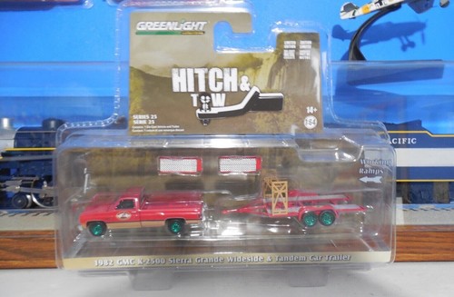 Greenlight GREEN MACHINE 1982 GMC K2500 Sierra GRANDE & trailer CHASE - Picture 3 of 6