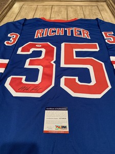 mike richter signed jersey