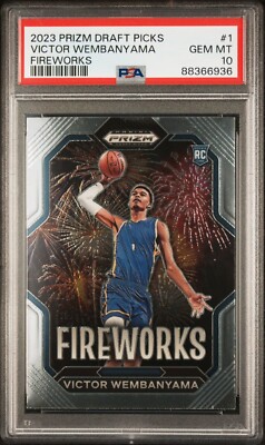 CARTA ROOKIE VICTOR Wembanyama 2023-24 Panini Prizm Deep Space RC #1 - Foto 8