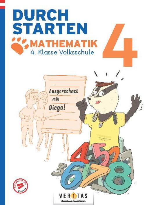 Thumbnail - Durchstarten Volksschule 4. Klasse. Ausgerechnet Mit Diego Mathematik