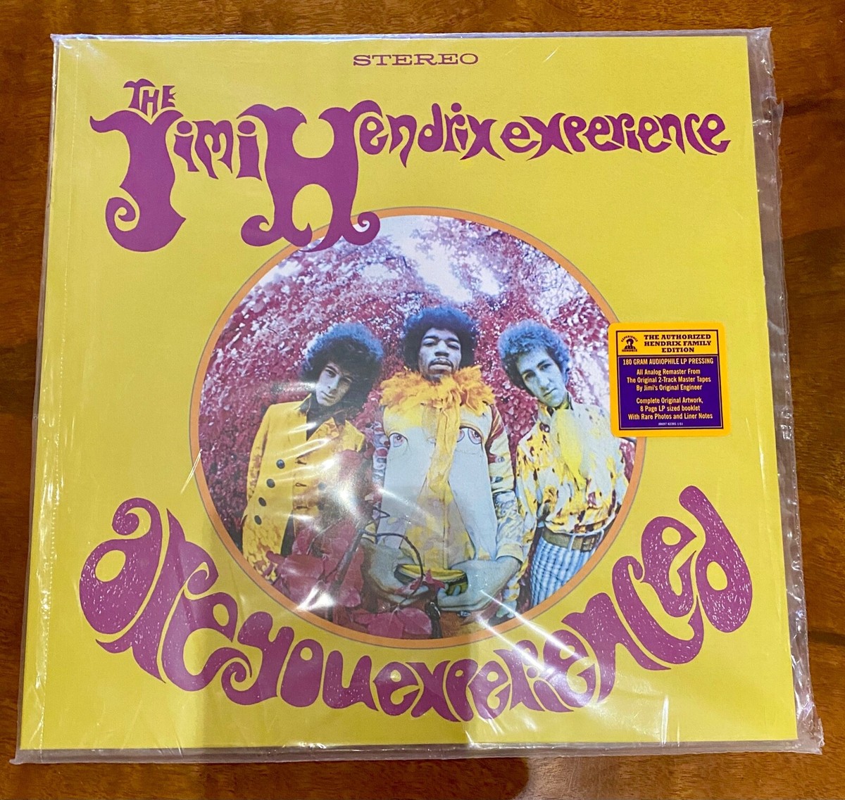 THE JIMI HENDRIX EXPERIENCE, ARE YOU EXPERIENCED 180 GRAM VINYL