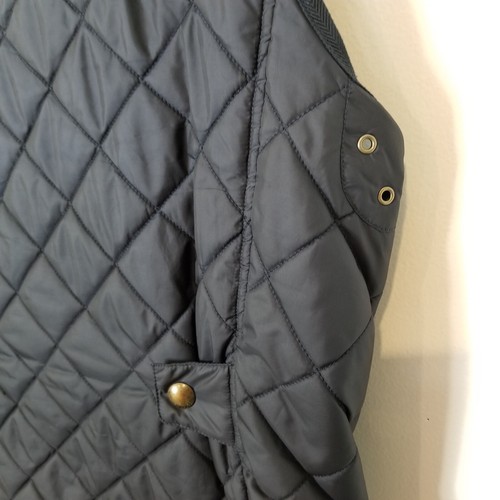 Vtg Polo Ralph Lauren Men Quilted Vest Jacket Sz L Navy Blue Insulated Zip Snap - Picture 9 of 11