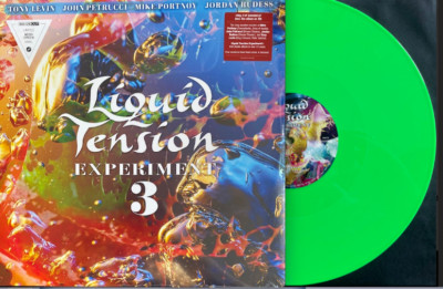 Liquid Tension Experiment - LTE3 Neon Green 2 VINYL LP + CD (Dream Theater) 200