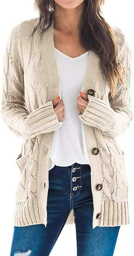 PRETTYGARDEN Women's Long Sleeve Open 
