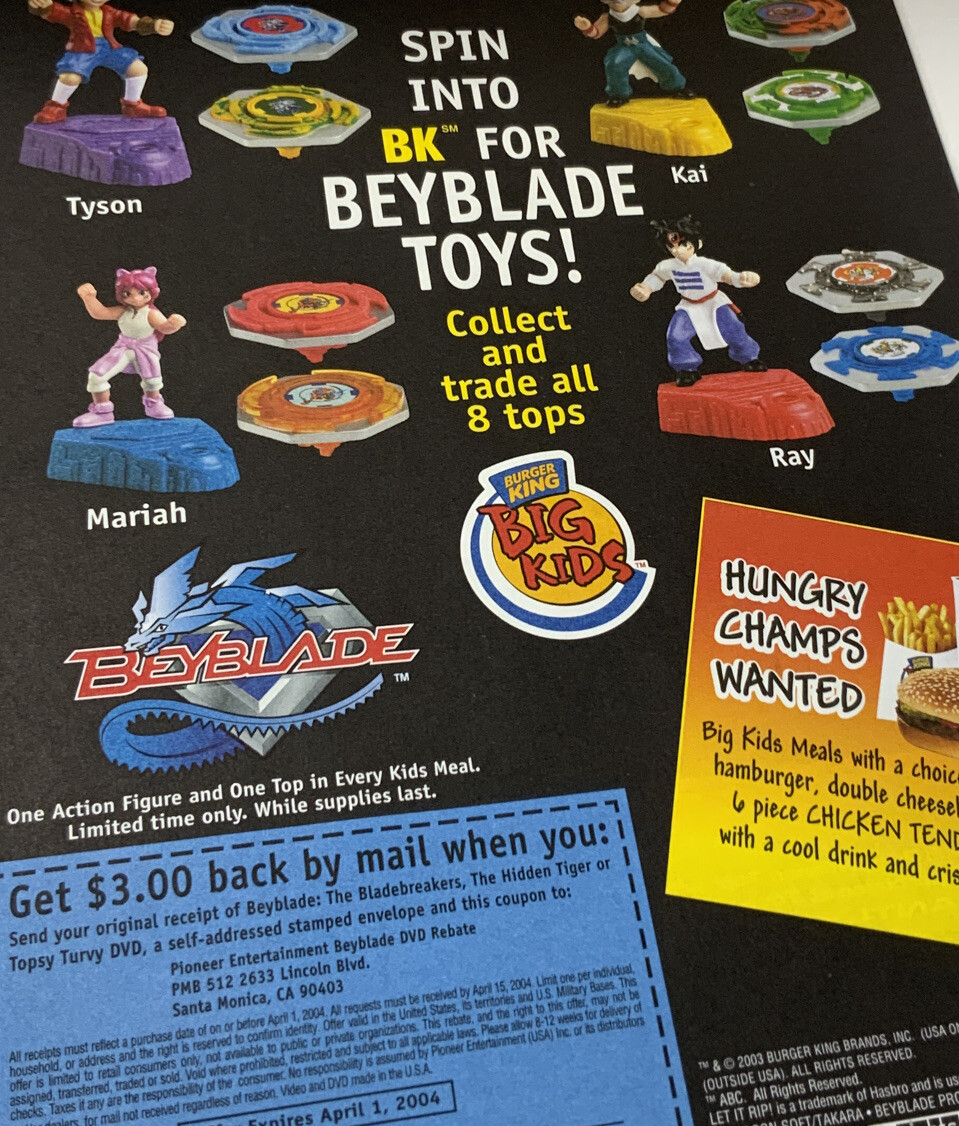 Burger King Adventures 2003 Activity Magazine Vol 14 Issue 7