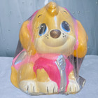 Vintage Paw Patrol Alcancia De Yeso White Plaster Coin Piggy Bank