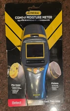 General Tools MM9 Pin and Pinless Moisture Meter for Water Damage Detection