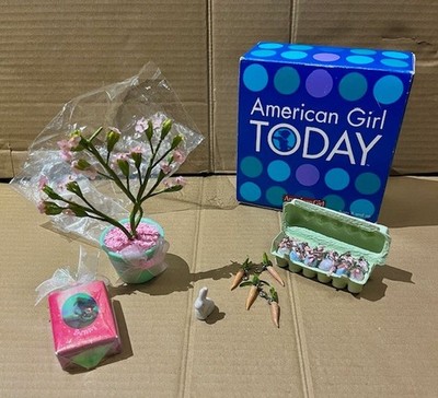 American Girl Today. Egg Tree Accessories. Rare.  Complete in Original Box.