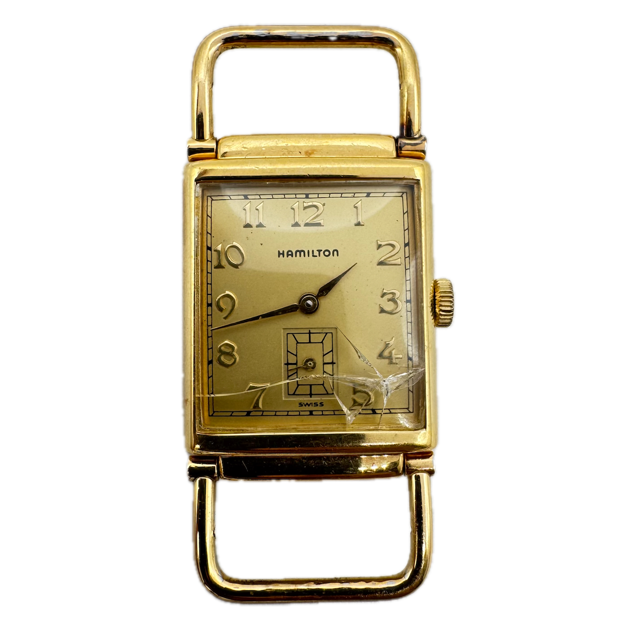 Vintage 22.5mm Hamilton 6098 Limited Edition #1532 Men's Quartz Wristwatch