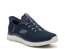 Skechers Men's Hands Free Slip-ins Summits High Range Slip-On Sneaker Navy Wide