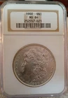 1900 Morgan Silver Dollar ANACS MS64 $1 Coin Philadelphia Uncirculated