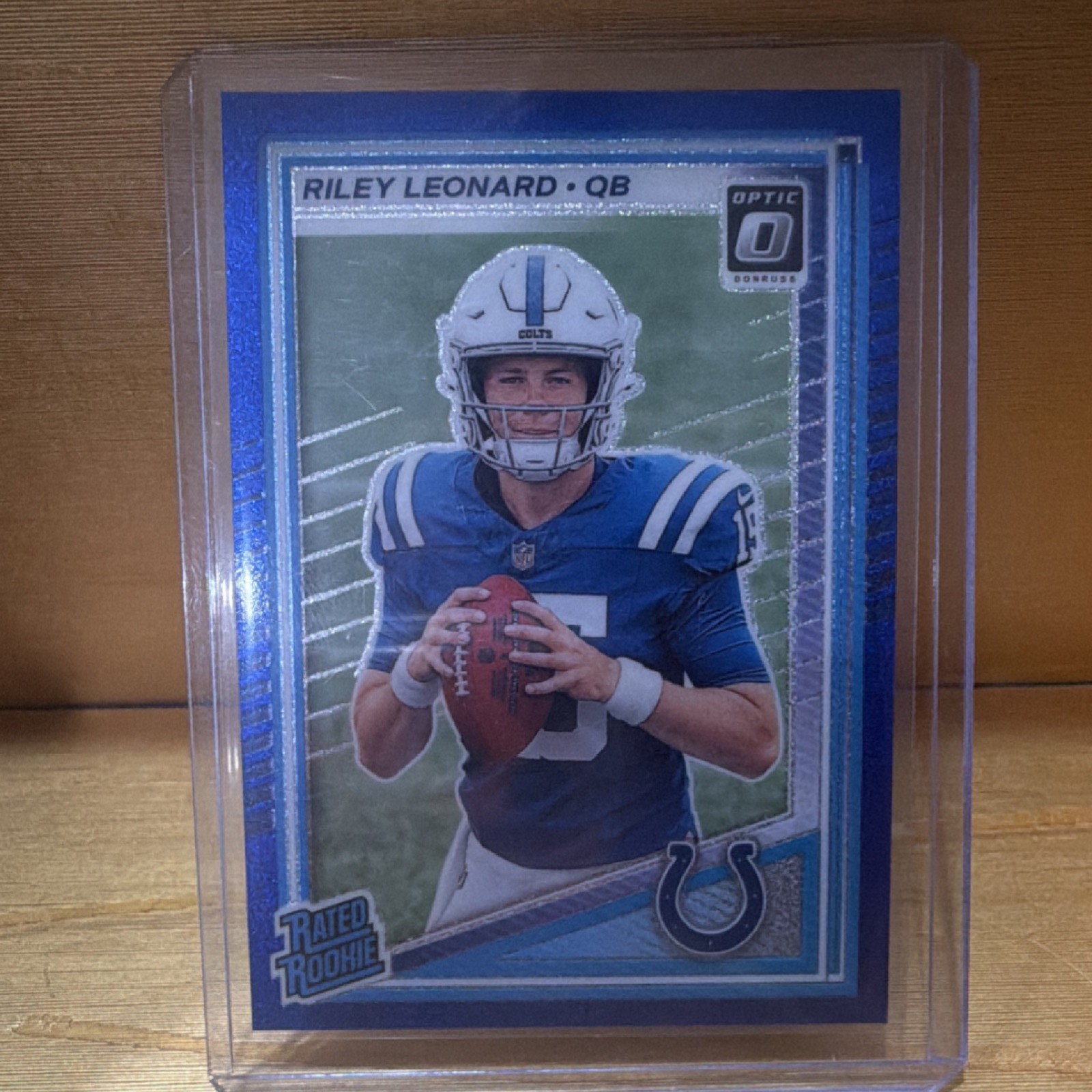 Panini Donruss Optic 2025 Riley Leonard Rated Rookie Blue glitter #255 Colts NFL