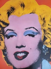 WARHOL ANDY - Shot Orange Marilyn - Original offset serigraph after Andy Warhol