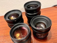 Rokinon Cine Lens for Canon EF set - 24mm, 35mm, 50mm, 85mm