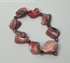 Dyed Abalone Shell Beaded Stretchy Bracelets 46.1g — photo 4